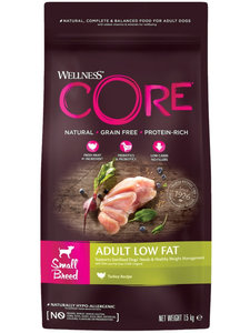Корм Wellness CORE Low Fat для собак малых пород с избыточным весом, 1.5 кг